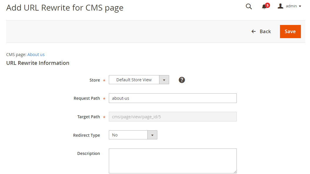 How to Create CMS Page Rewrites URL Information Rewrites