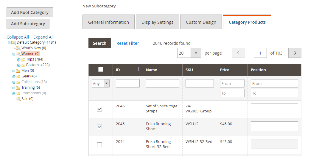 How to Enable Flat Catalog Add Products to Test Category