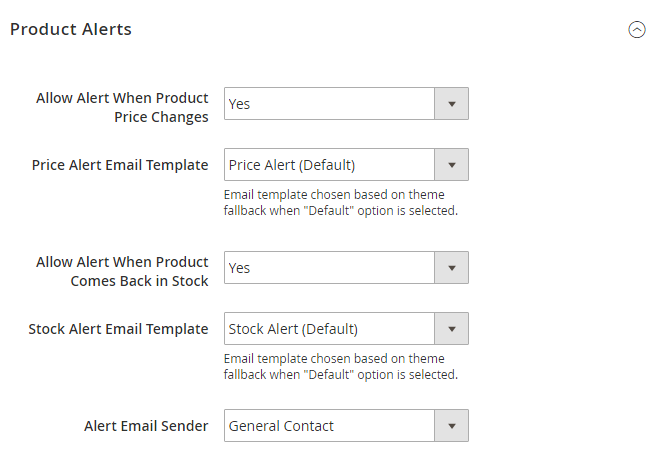 How to Setup Product Price Email alert email settings