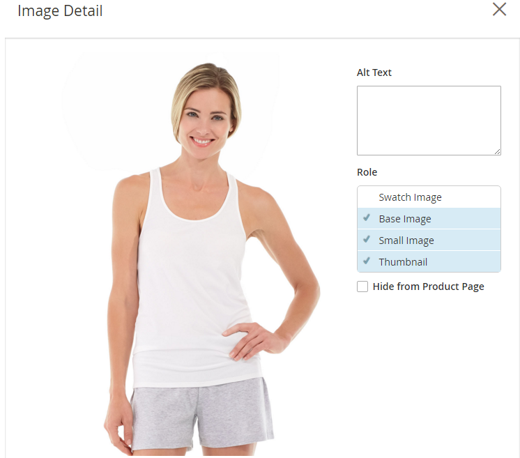 How to upload Images Product Image Detail