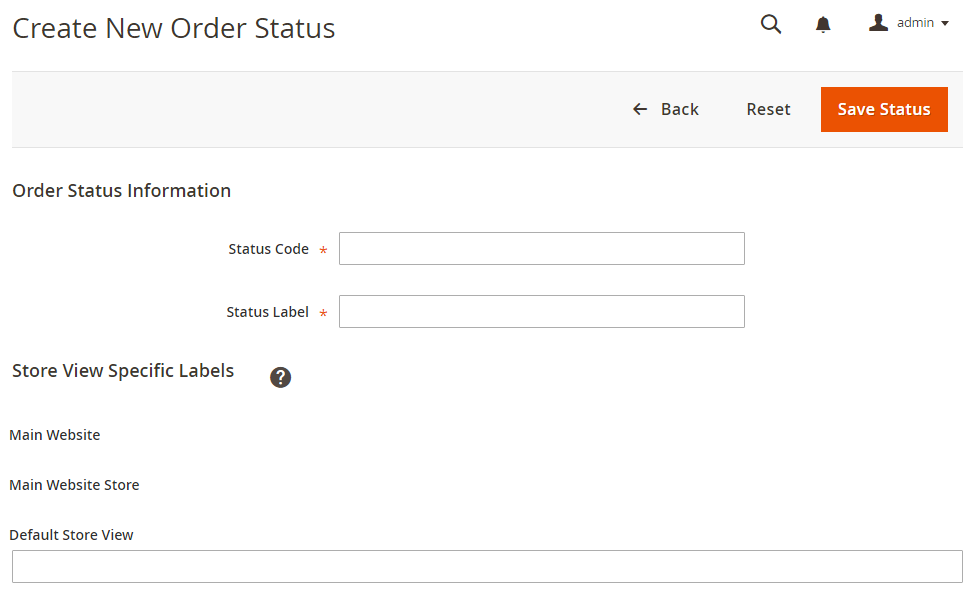 Magento 2 order status and order state Create new Order Status